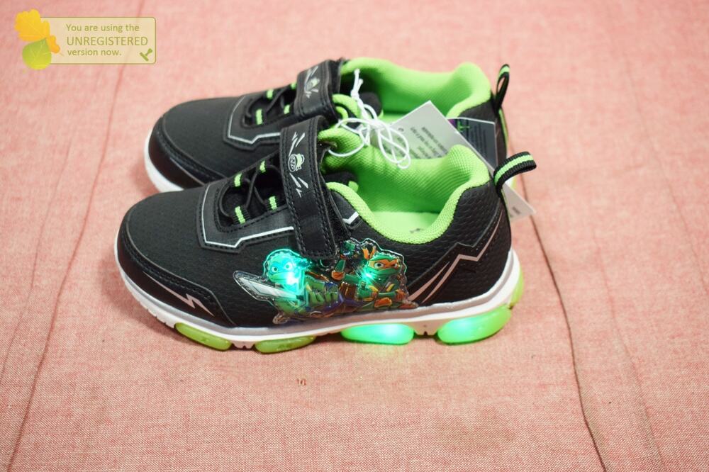 Toddler Disney Teenage Mutant Ninja Tutrtles Athletic Sneakers Black 11T